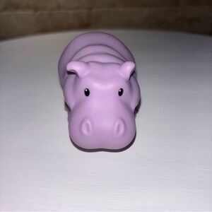 2012 Fisher Price Little People Zoo Talker Hippo - clean - tested and works